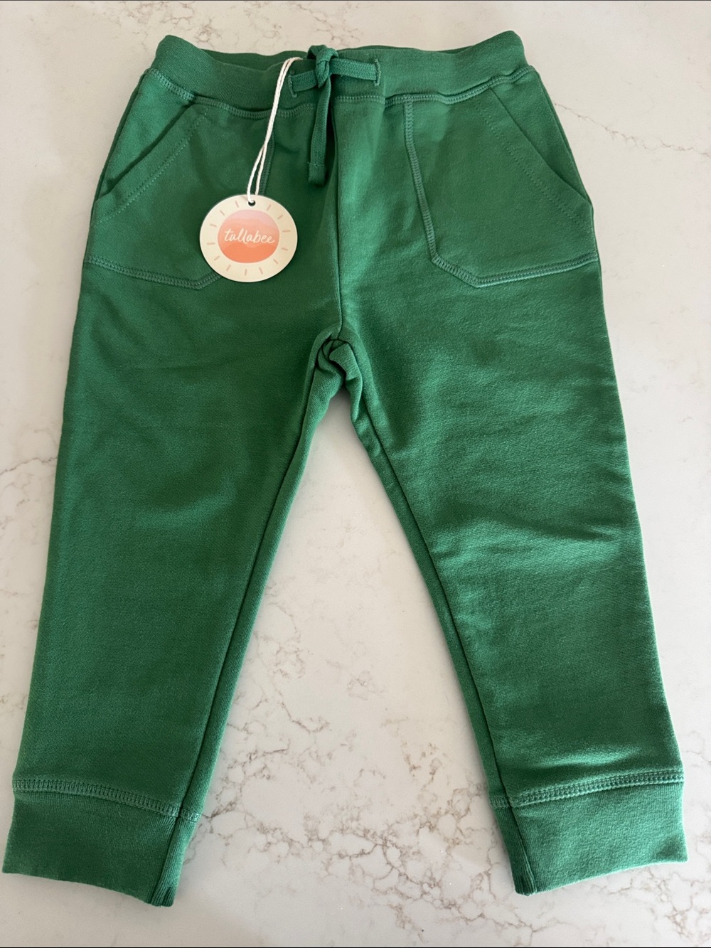 Tallabee Kids Emerald Green Drawstring Joggers